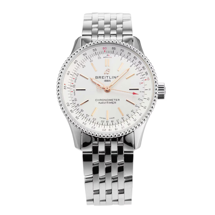 Breitling-Navitimer-41-Replica-1.webp Breitling Navitimer Automatic GMT A17326211G1A1 “Blue Dial” Detailed Clone - Image 1