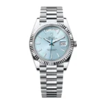 Rolex Day-Date 228236 “Ice Blue Grooved” Super Clone Quality