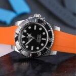 Rolex – Submariner – Rubber Strap – Orange - Image 3
