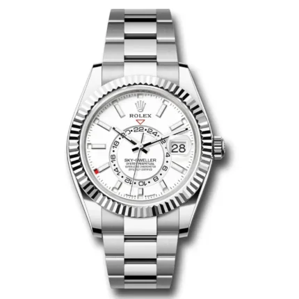 Rolex Sky-Dweller 336934 “White Dial” Ultra Detailed Clone