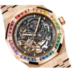 Audemars Piguet Royal Oak 15412OR.YG.1224OR.01-B “Rainbow” Master Replica 1:1 - Image 4