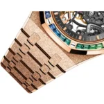 Audemars Piguet Royal Oak 15412OR.YG.1224OR.01-B “Rainbow” Master Replica 1:1 - Image 3