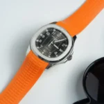 Patek Philippe – Aquanaut – Rubber Strap – Curved – Orange - Image 2