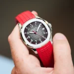 Patek Philippe – Aquanaut – Rubber Strap – Curved – Red - Image 2