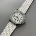 Patek Philippe – Aquanaut – Rubber Strap – Straight – White - Image 2