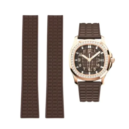Patek Philippe – Aquanaut – Rubber Strap – Straight – Brown