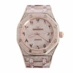 Audemars Piguet Royal Oak AP160SF296 “Iced Out Rose Gold” Top Grade Replica