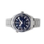 Omega Seamaster Planet Ocean 232.90.42.21.03.001 Blue Dial Near Original Replica - Image 4