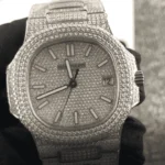 Patek Philippe Nautilus “Iced Out” 5719/10G Authentic Copy 1:1 - Image 2