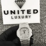 Patek Philippe Nautilus “Iced Out” 5719/10G Authentic Copy 1:1 - Image 3