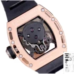 Richard Mille RM 52-01 Tourbillon “Skull” Dial Rose Gold Detailed Replica - Image 6