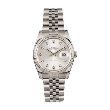 Rolex Datejust 116234 Silver Dial Perfect Duplicate 1:1