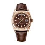 Rolex Day-Date 118135-0002 “Brown Dial” Detailed Replica