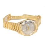 Rolex Day-Date 228238-0004 “Diagonal Silver” Premium Duplicate - Image 4