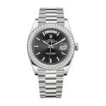 Rolex Day-Date 228238-0004 “Black Diamond Dial” Ultra Realistic Replica