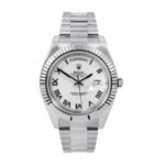 Rolex Day-Date II 218239 “White Dial” Perfect Clone Quality