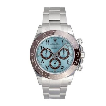 Rolex Cosmograph Daytona 116506 “Platinum Ice-Blue Arabic Dial” Mirror Replica 1:1