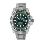 Rolex Submariner 116610LV “Hulk Iced Out” Premium Replica 1:1